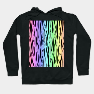 RAINBOW Tiger Stripes Hoodie